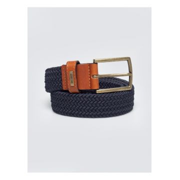 Curea impletita cu insertii din piele Abris