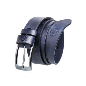 Curea piele - - Albastru inchis