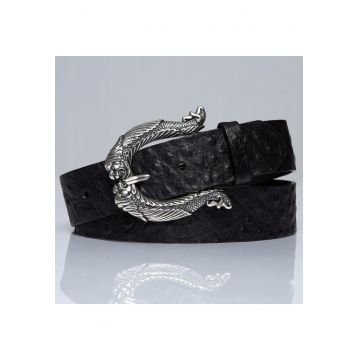 Curea  SOPO-MUS114 - 100% piele naturala - lungime 90cm - negru