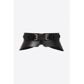 Crescent Peplum - Negru