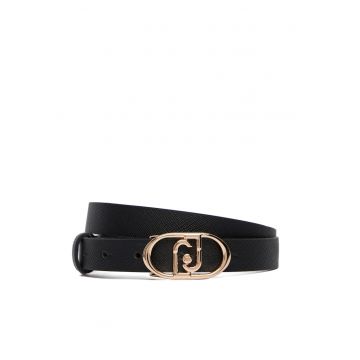Curea dama -  piele ecologica - negru - XS INTL