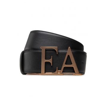Curea dama -  piele naturala - negru -