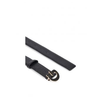 Curea de dama -  piele ecologica - negru - L INTL