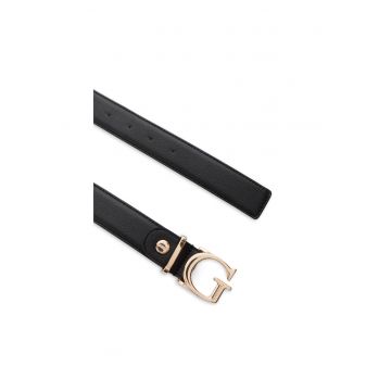 Curea de dama -  piele ecologica - negru - L INTL