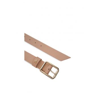 Curea de dama -  piele naturala - bej - M INTL