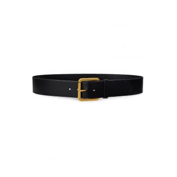 Curea de dama -  piele naturala - negru - M INTL