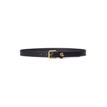 Curea de dama -  piele naturala - negru - XL INTL