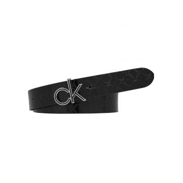 Curea din piele naturala cu monograma stantata LOW EM FIX BELT 3 -