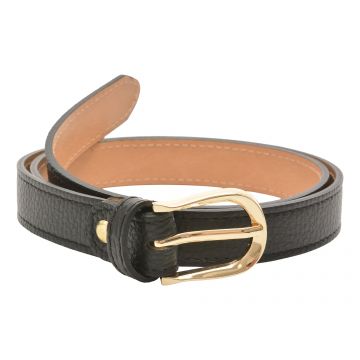 Curea EPICA neagra, F36, din piele naturala