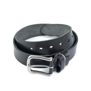 Curea pentru barbati 5803, piele naturala, 120 cm, Neagra