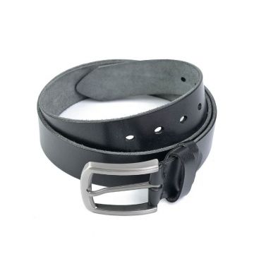 Curea pentru barbati 5815, piele naturala, 120 cm, Neagra