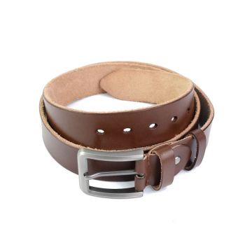 Curea pentru barbati 5816, piele naturala, 120 cm, Maro
