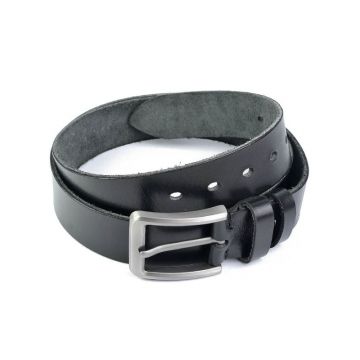 Curea pentru barbati 5816, piele naturala, 120 cm, Neagra