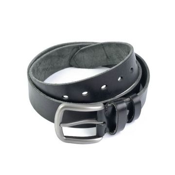 Curea pentru barbati 5823, piele naturala, 125 cm, Neagra