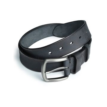 Curea pentru barbati 6539, piele naturala, 115 cm, Neagra