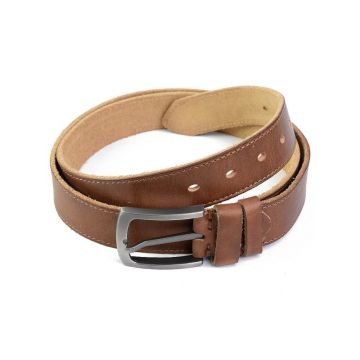 Curea pentru barbati 7101, piele naturala, 130 cm, Maro