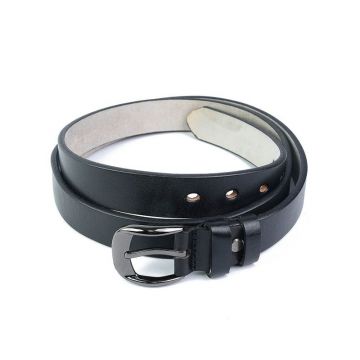 Curea pentru dama 5283, piele naturala, 120 cm, Negru