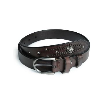 Curea pentru dama 6281, piele naturala, 115 cm, Maro