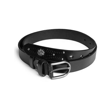 Curea pentru dama 6281, piele naturala, 115 cm, Neagra