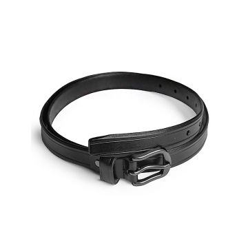 Curea pentru dama 6417, piele naturala, 115 cm, Neagra