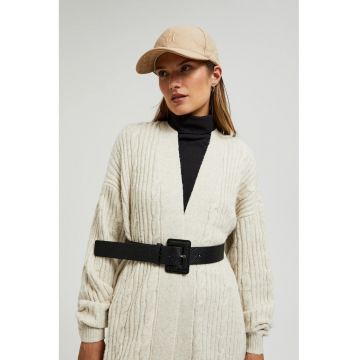 Curea pentru femei -  neagra - XL - poliuretan