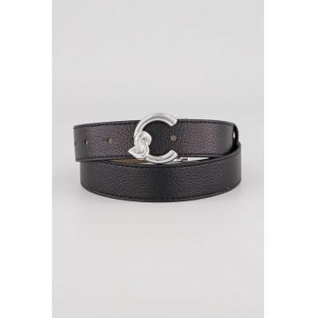 Curea reversibila din piele C-Me - Negru