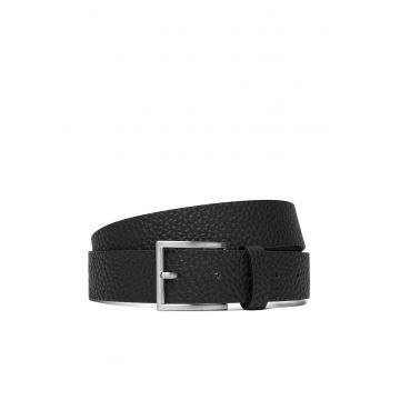 Curea unisex  piele ecologica - negru
