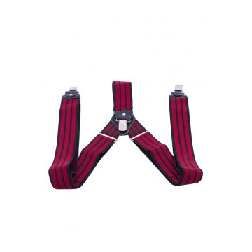 Bretele suspenders - Visiniu/Negru