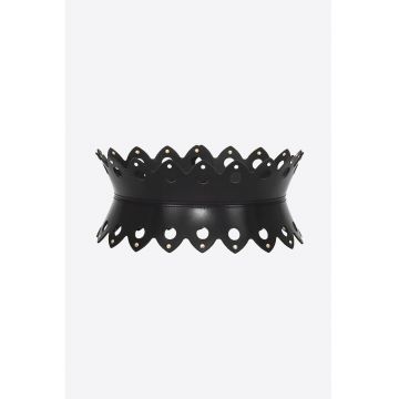Centura Corset Feuille - Negru