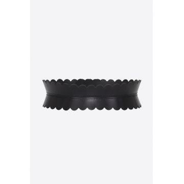 Centura Corset Slim Onduleuri - Negru