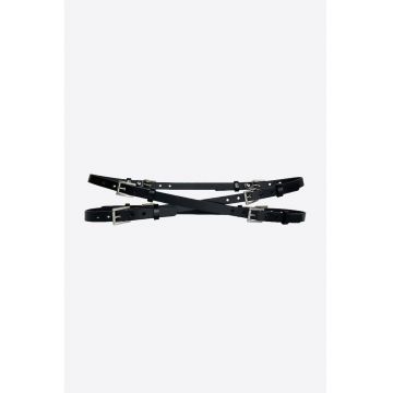 Curea Catarame Multiple - Negru