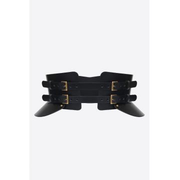Curea Corset Peplum Maia - Negru