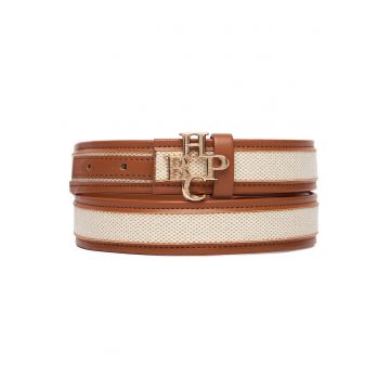 Curea dama -  bej - textil -