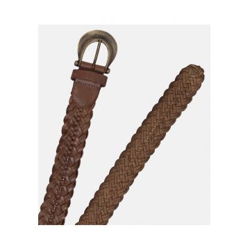 Curea din piele naturala cu aspect impletit