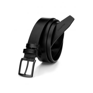 Curea din piele naturala cu catarama metalica