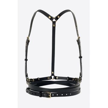 Ham Curele Duble Slim - Negru