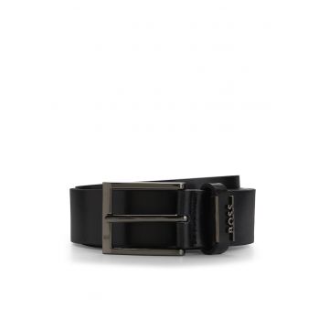 skora naturalna 85  Black 01 Boss curea barbati barbat Black 01 50491852 curea barbati barbati