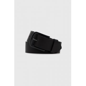 Levi's curea de piele culoarea negru