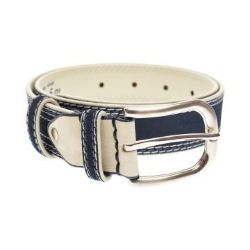 Curea LA GALERE bleumarin, 596169, din piele intoarsa
