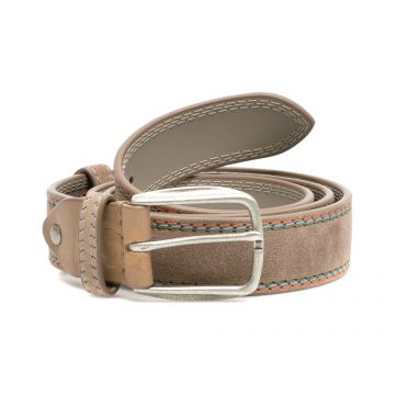 Curea LA GALERE maro, 0671640, din piele intoarsa