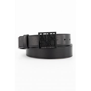 Curea din piele ecologica cu catarama cu logo