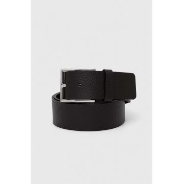HUGO curea de piele barbati, culoarea maro, 50471562