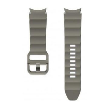 Curea Rugged Sport Samsung Watch5 Pro / Watch5 / Watch4 Series, 20mm, M/L, Gri ET-SDR91LJEGEU
