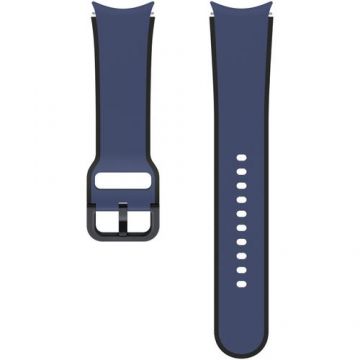 Curea smartwatch Samsung Two-tone Sport Band pentru Galaxy Watch5, 20mm, (M/L) (Albastru)