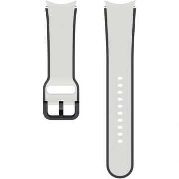 Curea smartwatch Samsung Two-tone Sport Band pentru Galaxy Watch5, 20mm, (M/L) (Sand)