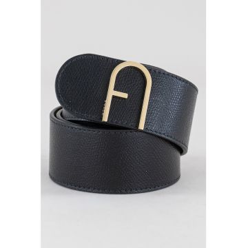 Curea de piele cu catarama cu logo Flow