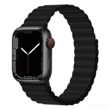 Curea Devia Deluxe Series Sport 3 Silicone Magnet compatibila cu Apple Watch 42mm / 44mm / 45mm