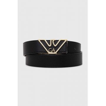 Emporio Armani curea femei, culoarea negru