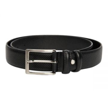 Curea Brando Neagra cu Presaj Perforat