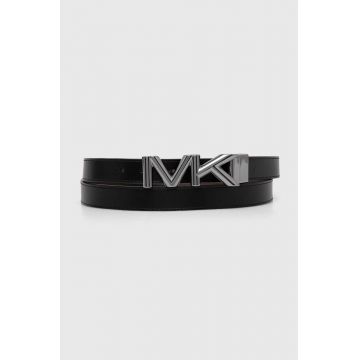 Michael Kors curea cu doua fete barbati, culoarea negru Michael Kors curea cu doua fete barbati, culoarea negru